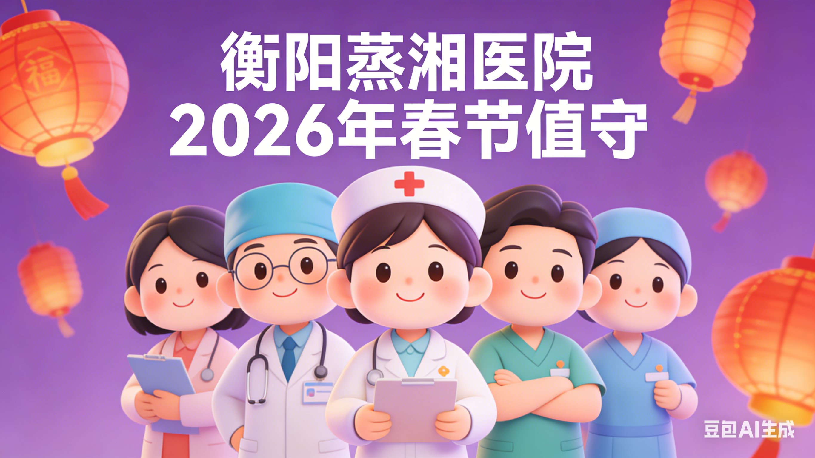 马年守安康，值守不缺位——衡阳蒸湘医院春节不放假，护您阖家平安